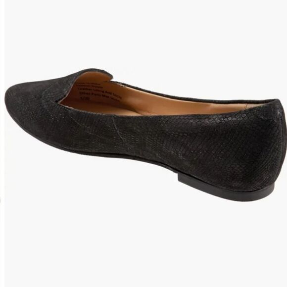 New Trotters Women's Harlowe Flats black 7 W wide - Picture 4 of 5